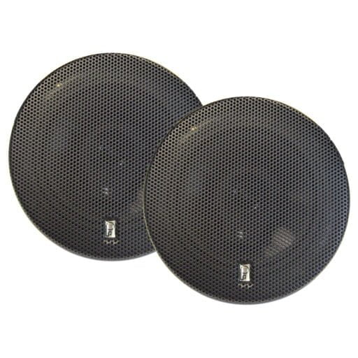 Poly-Planar MA-8506 6" 200 Watt Titanium Series Speakers - Black Poly-Planar
