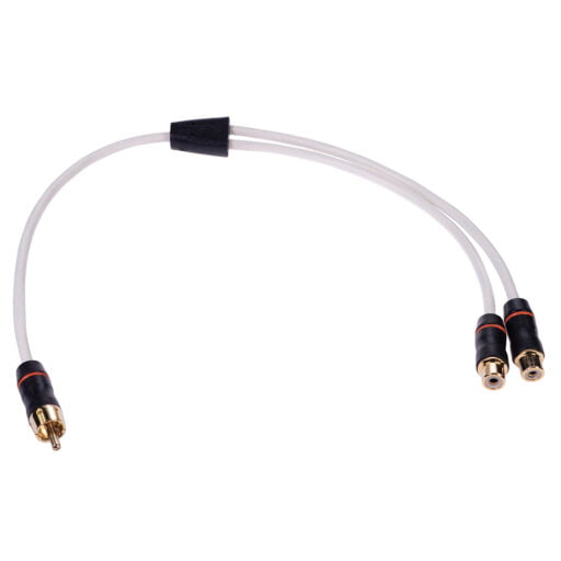 Fusion Performance RCA Cable Splitter - 1 Male to 2 Female - .9' #010-12622-00 Fusion