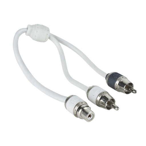 T-Spec V10 Series RCA Audio Y Cable - 2 Channel - 1 Female to 2 Males #V10RY1 T-Spec