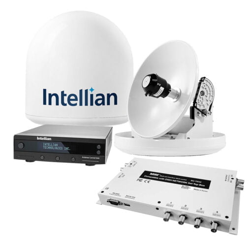 Intellian i2 US System w/DISH/Bell MIM-2 (w/3M RG6 Cable) & 15M RG6 Cable #B4-209DN2 Intellian